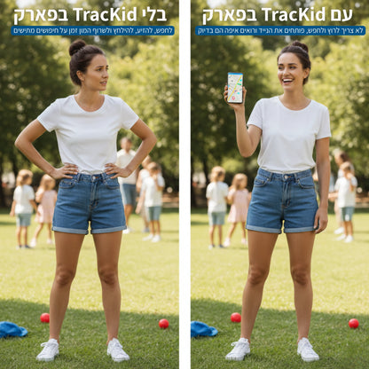 ™TracKid - מכשיר מעקב לביטחון שלא הכרתם