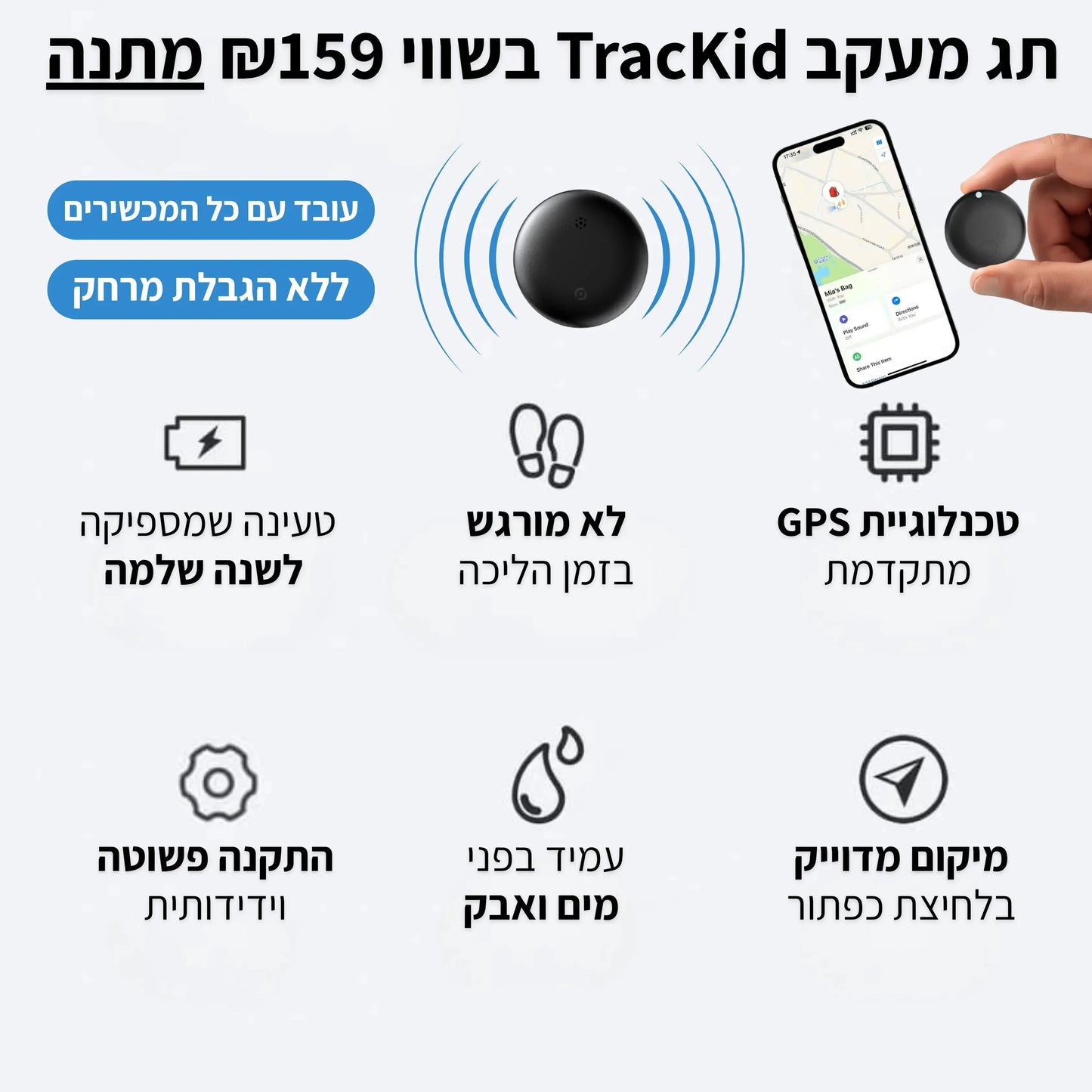™GuardX - מדרס מעקב להורים שרוצים לדעת איפה הילד בכל רגע!