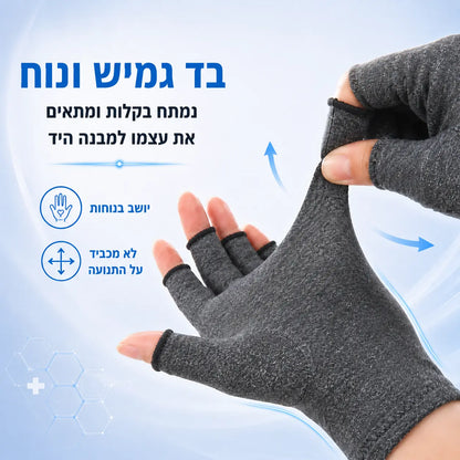 Hand+ Pro כפפות לחץ להקלה בכאבי פרקי אצבעות ומפרק היד John&Dona | החנות הרשמית גון&דונה