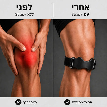 Strap+ רצועת לחץ לשמירה על ברכיים ללא כאבים John&Dona | החנות הרשמית גון&דונה