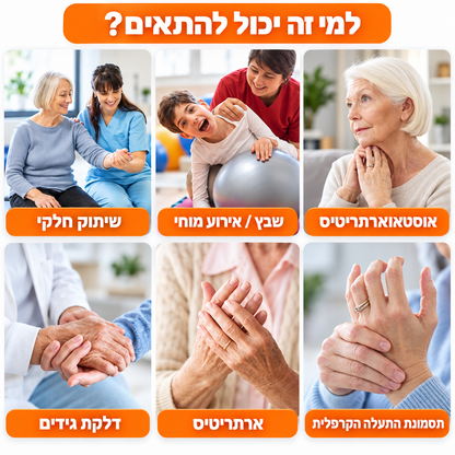 +GripX כפפת שיקום רובוטית לסובלים מהגבלה בכף היד עקב שבץ או אירוע מוחי