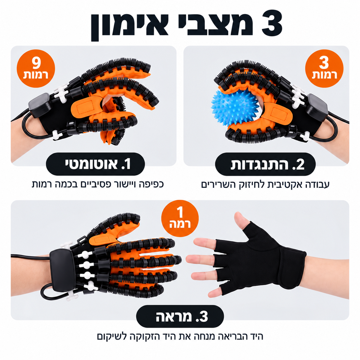 +GripX כפפת שיקום רובוטית לסובלים מהגבלה בכף היד עקב שבץ או אירוע מוחי
