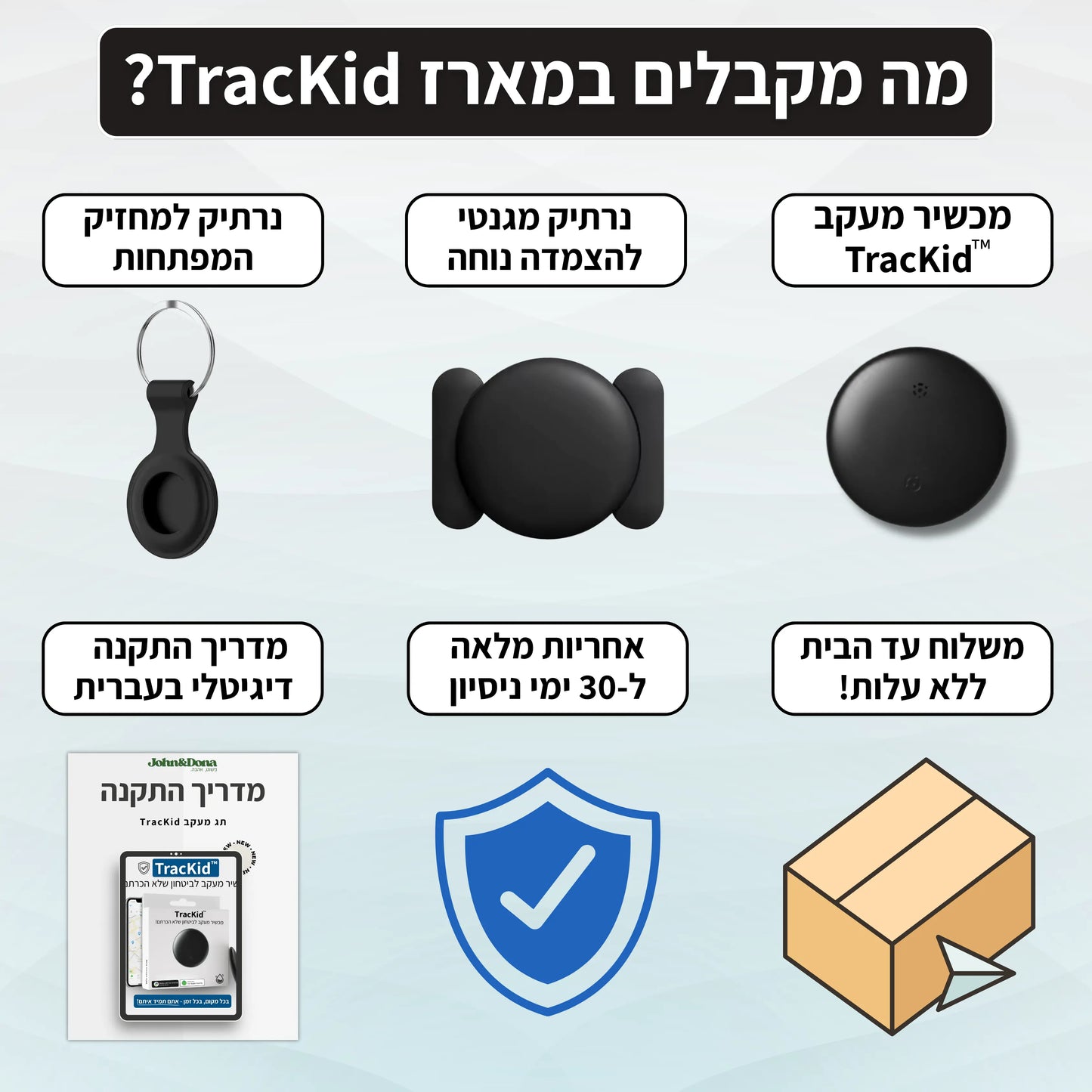 ™TracKid - מכשיר מעקב לביטחון שלא הכרתם