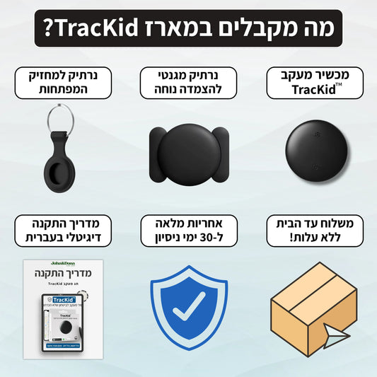 ™TracKid - מכשיר מעקב לביטחון שלא הכרתם