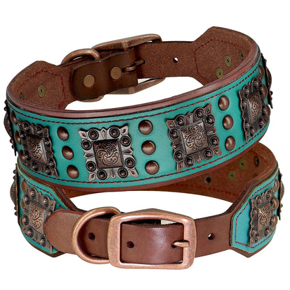 Leather Spiked Dog Collar – Fashionable & Functional