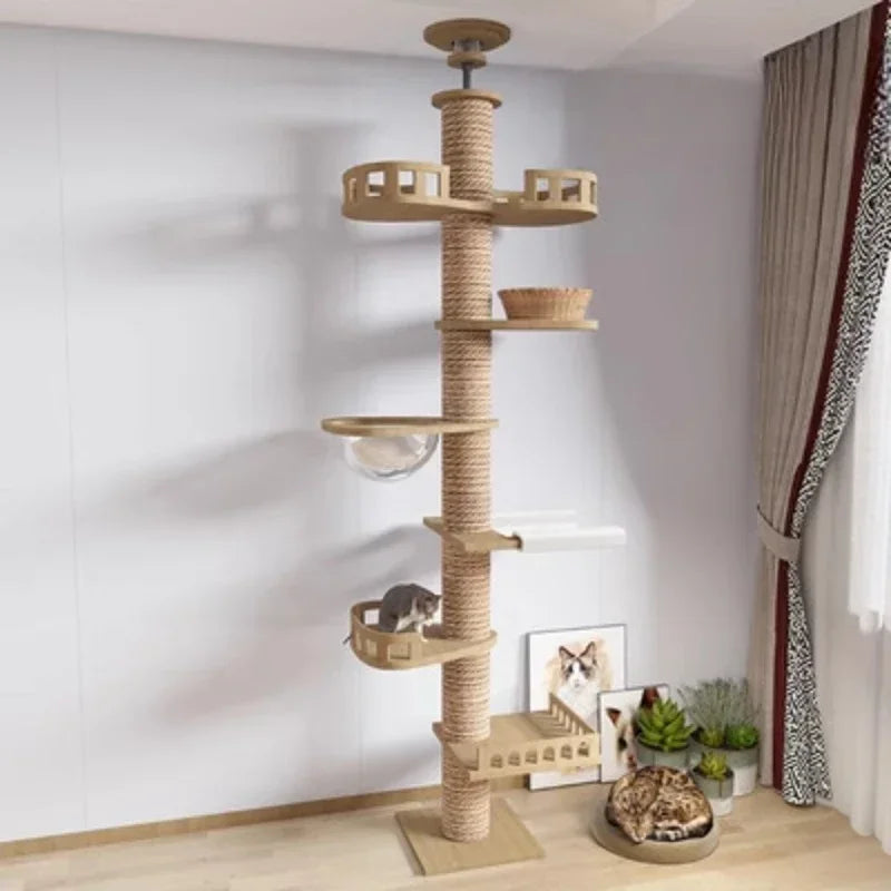 Scratch-Resistant Cat Tower – Includes Scratching Posts