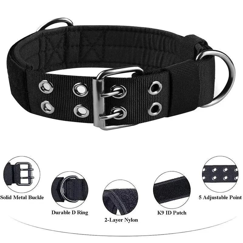 Best Tactical Dog Collar for Medium & Large Breeds