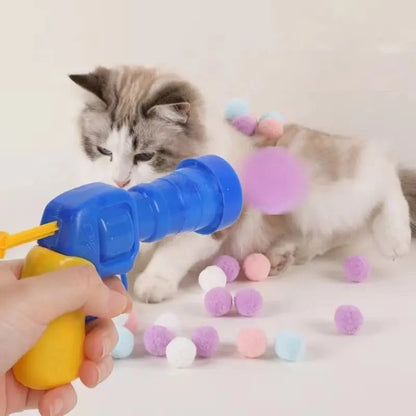 Quiet Cat Toy Gun – Keeps Cats Entertained Indoors