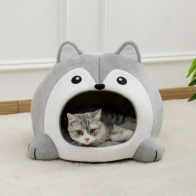 Soft & Breathable Cat House – Insulated for Year-Round Comfort