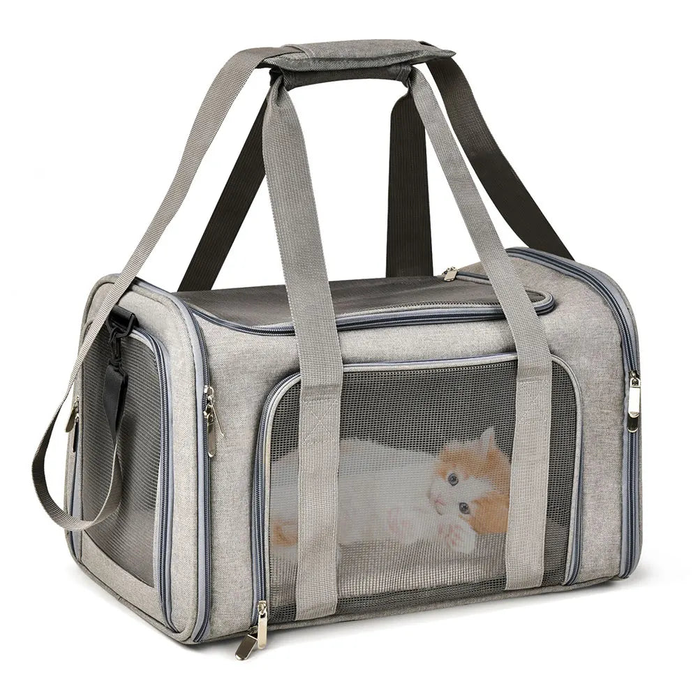 Luxury Pet Carrier Bag – Travel in Style with Your Small Dog