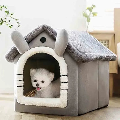 Cozy Indoor Dog House – Soft Tent Bed for Small & Large Pets