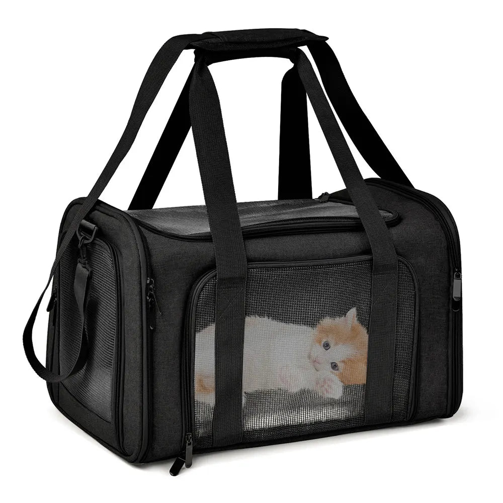 Soft-Sided Dog Carrier Backpack – Perfect for Travel & Vet Visits