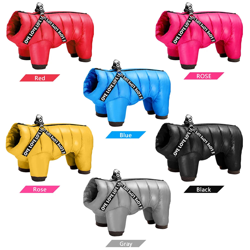 Insulated Dog Coat for Small, Medium & Large Dogs