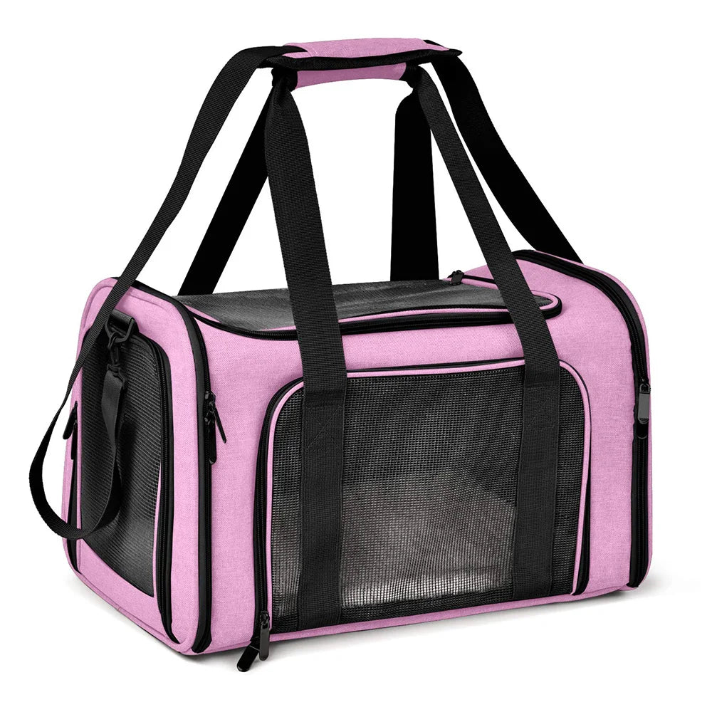 Pet Carrier with Shoulder Strap – Hands-Free Carrying Option