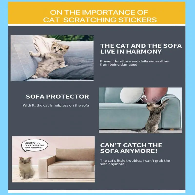 Self-Adhesive Cat Training Tape – Prevents Scratching Damage