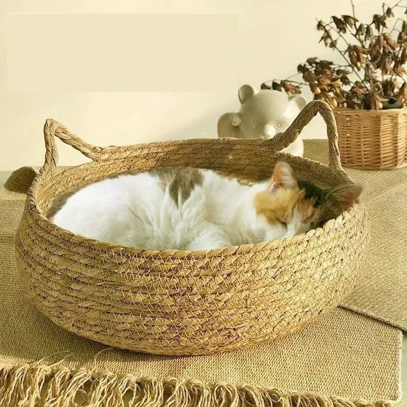 Luxury Handmade Vine Cat Nest – Stylish & Comfortable