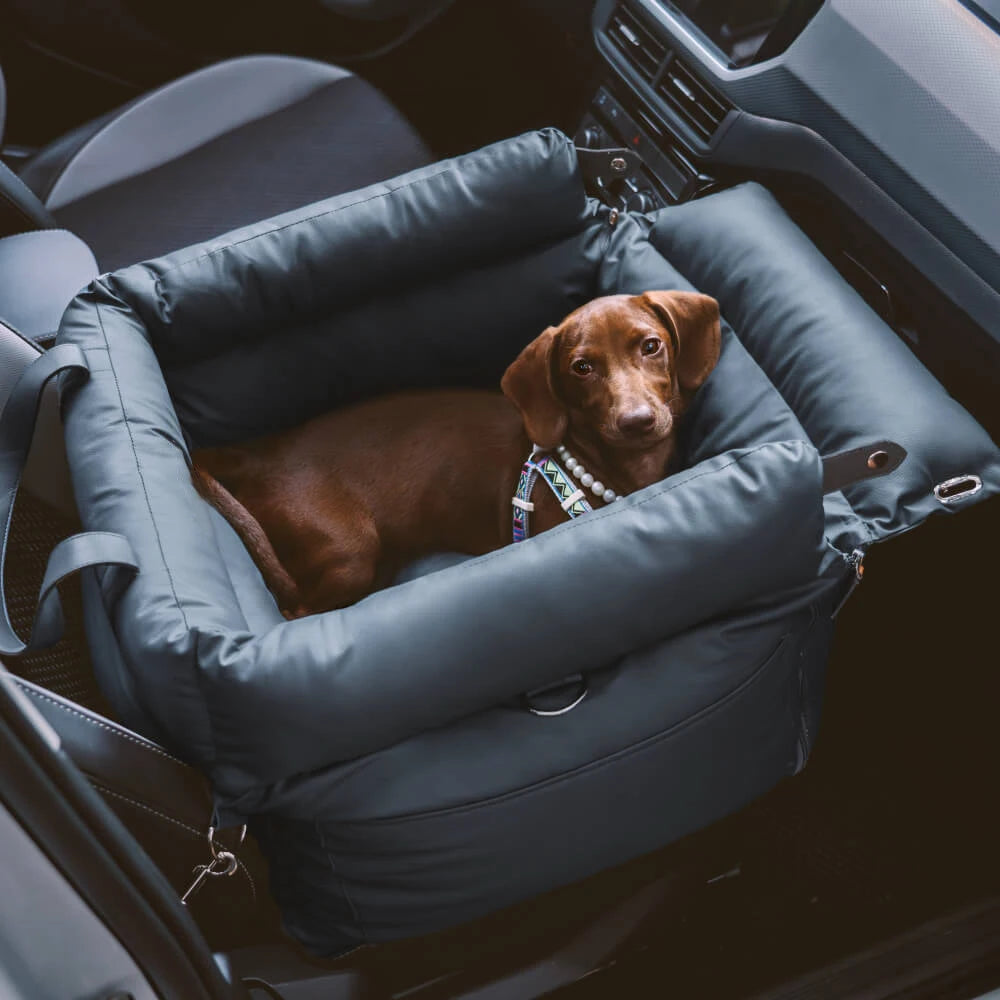 Soft Bolster Car Bed for Small & Medium Dogs