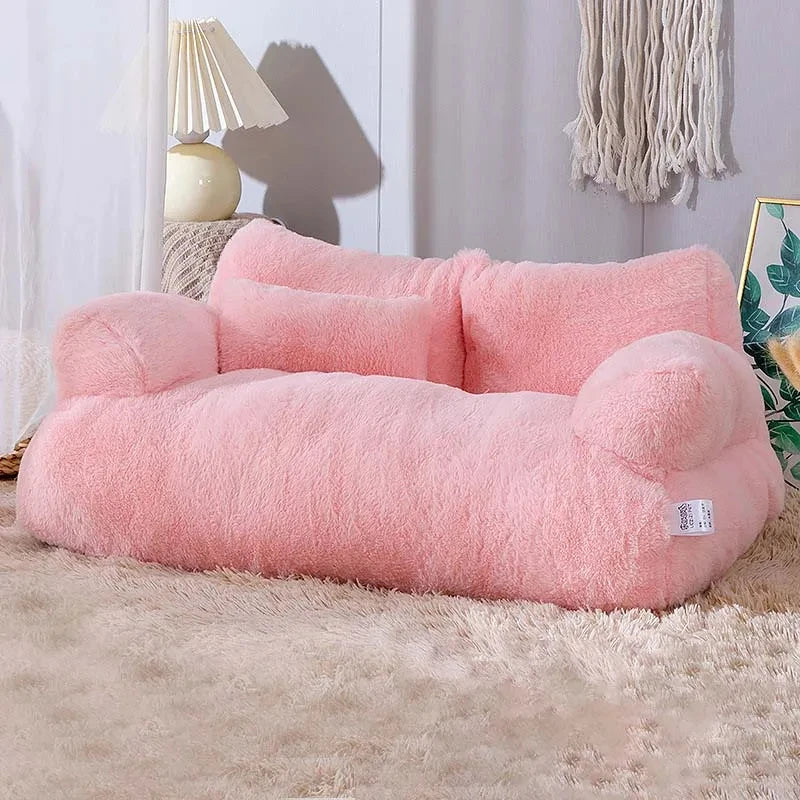 Ultra-Soft Cat Sleeping Bed – Deep Nest Design for Security