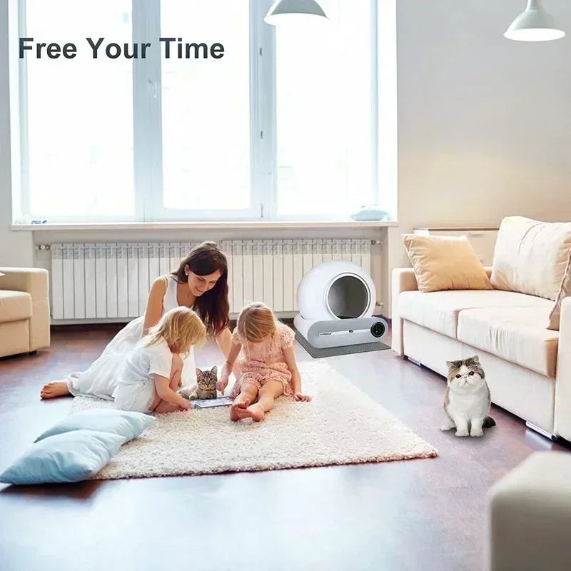 Odor-Control Smart Cat Litter Box – Keeps Homes Fresh