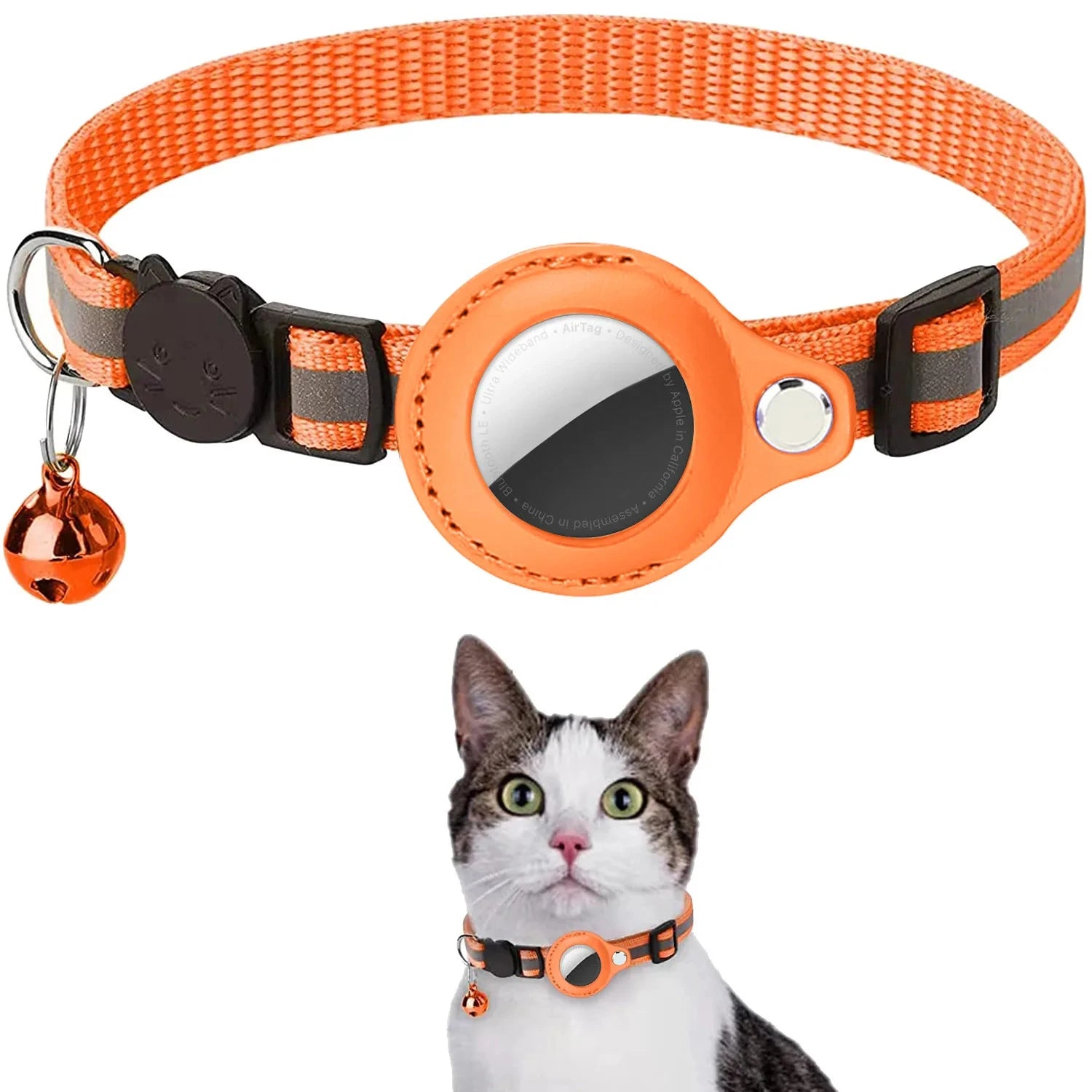 Soft & Breathable AirTag Collar – Comfortable for Everyday Wear.