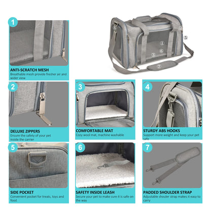 Lightweight & Durable Pet Carrier for Safe Transport