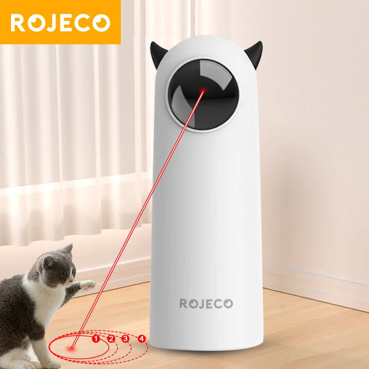 Automatic Laser Cat Toy – Interactive LED Teasing Toy for Indoor Play