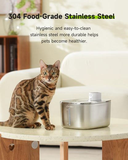 Self-Cleaning Pet Water Dispenser – Built-In Filtration System