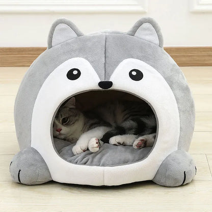 Ultra-Soft Cat Bed – Cozy Cave for Cats & Small Dogs