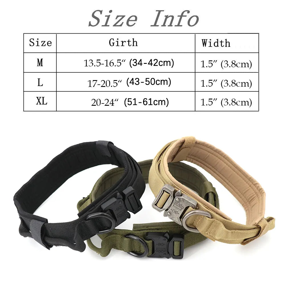 Quick-Release Metal Buckle Dog Collar – Easy & Secure