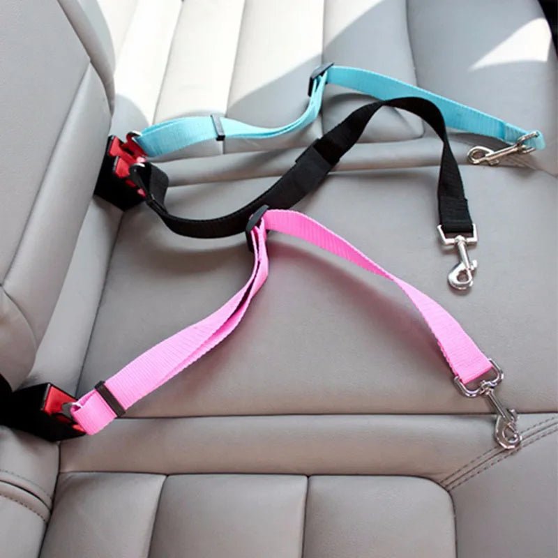 Adjustable Pet Car Seat Belt – Secure & Comfortable Travel Harness - John&Dona