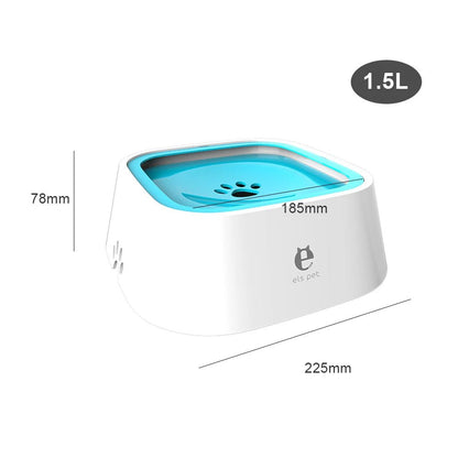 Anti - Spill Floating Water Bowl – No Mess, No Wet Mouth - John&Dona