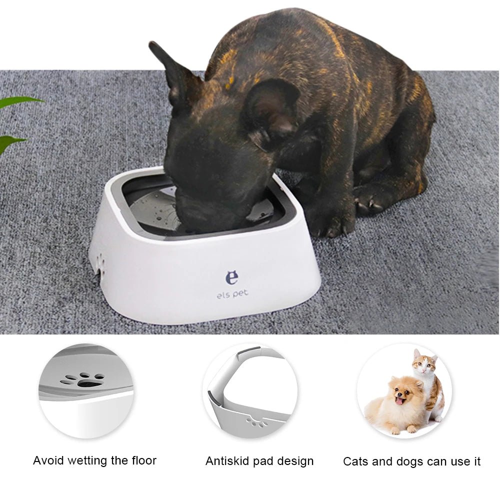 Anti - Spill Floating Water Bowl – No Mess, No Wet Mouth - John&Dona